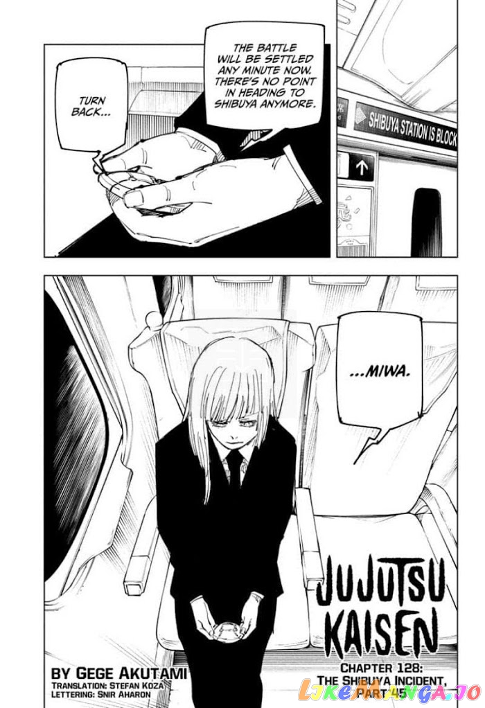 Jujutsu Kaisen chapter 128 - page 1