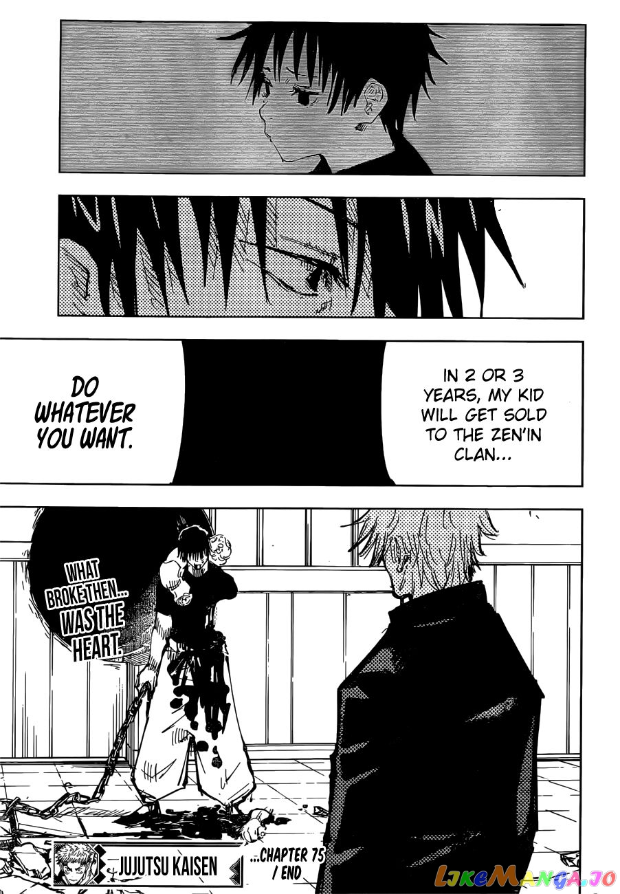 Jujutsu Kaisen chapter 75 - page 19