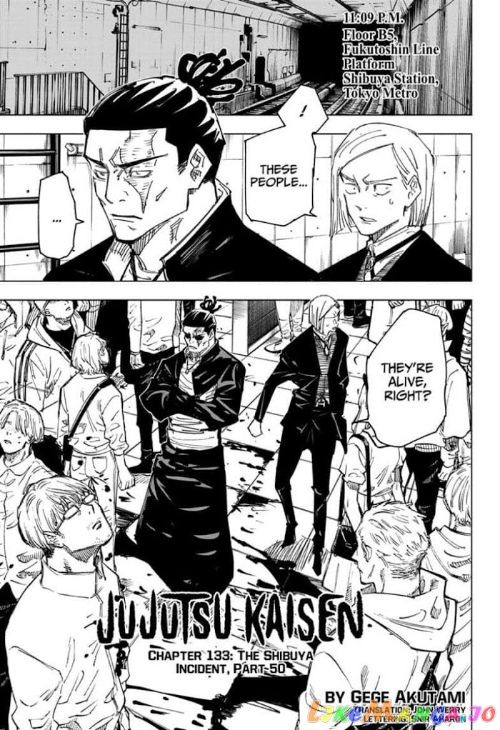 Jujutsu Kaisen chapter 133 - page 1