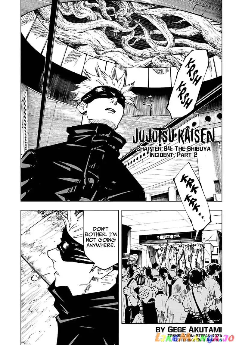 Jujutsu Kaisen chapter 84 - page 1