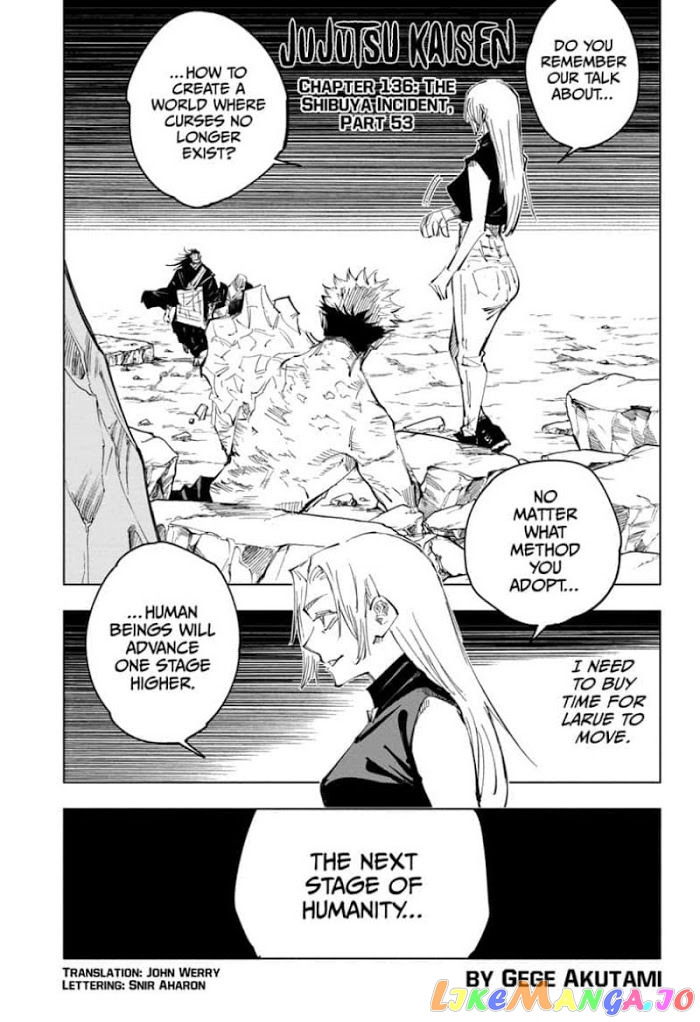 Jujutsu Kaisen chapter 136 - page 1