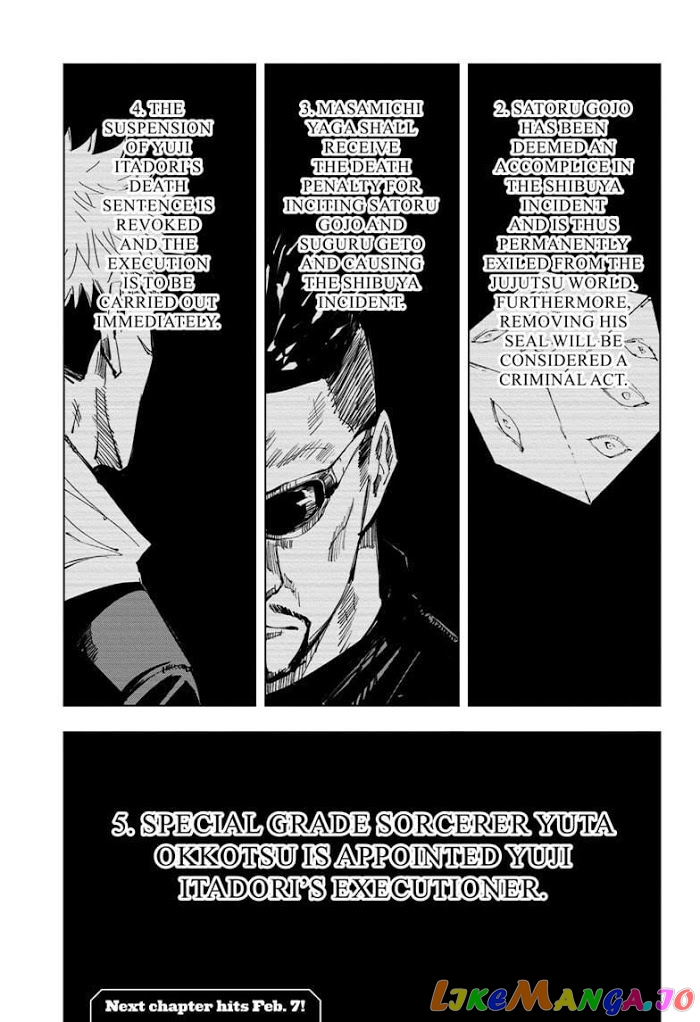 Jujutsu Kaisen chapter 137 - page 20