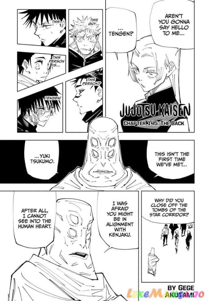 Jujutsu Kaisen chapter 145 - page 1