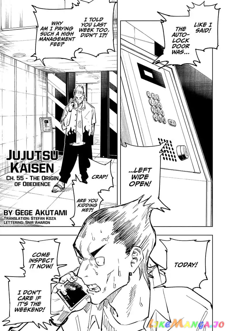 Jujutsu Kaisen chapter 55 - page 1