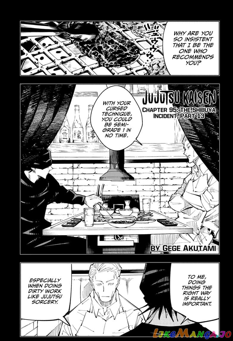 Jujutsu Kaisen chapter 95 - page 1