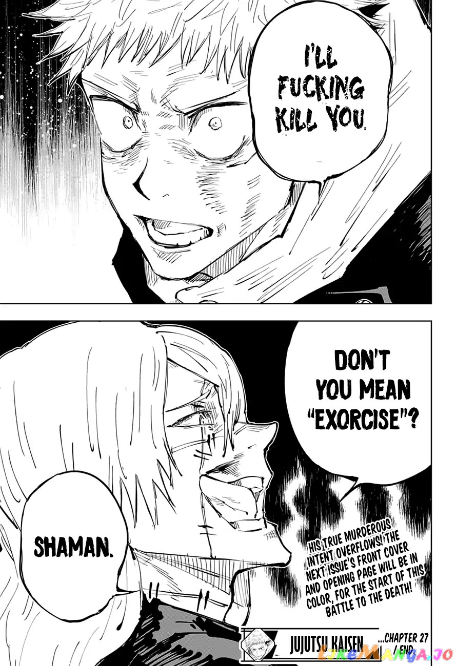 Jujutsu Kaisen chapter 27 - page 19