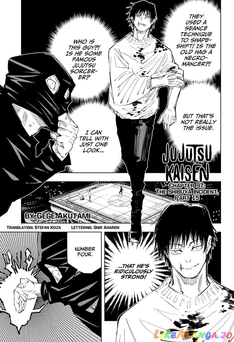 Jujutsu Kaisen chapter 97 - page 1