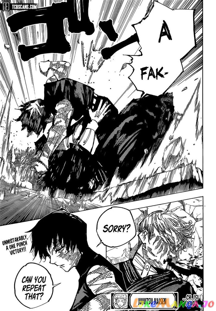 Jujutsu Kaisen chapter 151 - page 17