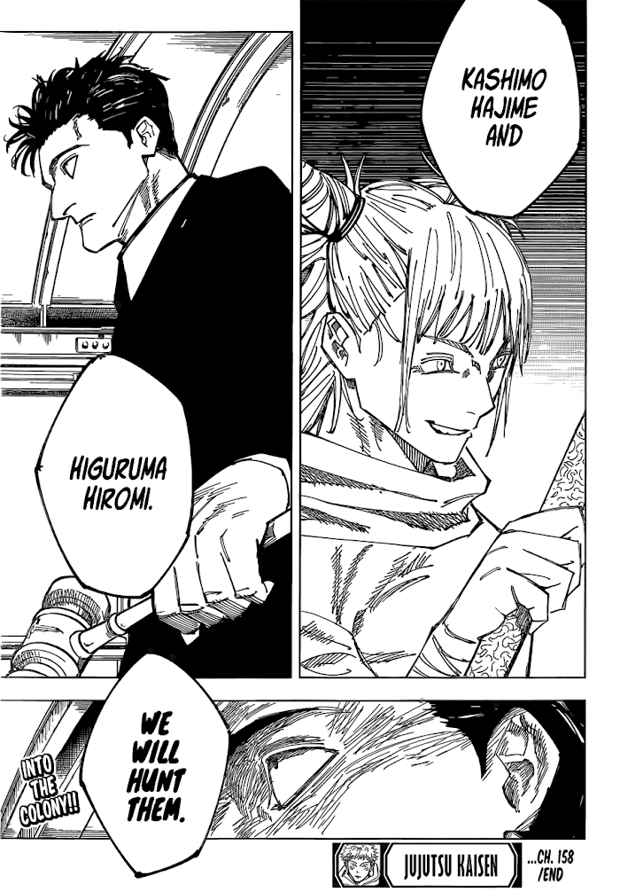 Jujutsu Kaisen chapter 158 - page 20