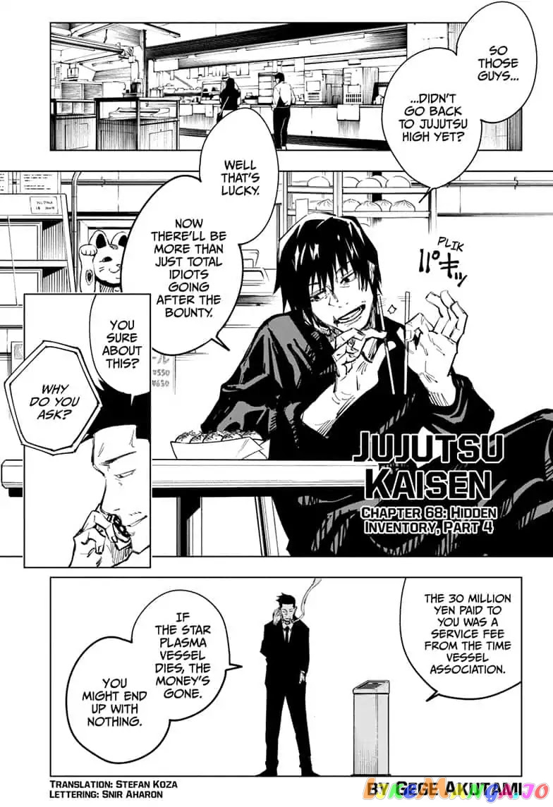 Jujutsu Kaisen chapter 68 - page 1