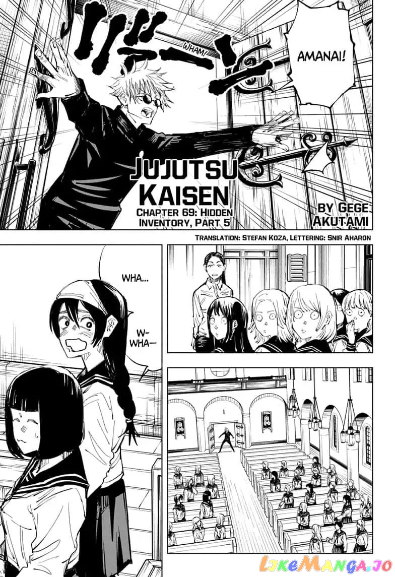 Jujutsu Kaisen chapter 69 - page 1