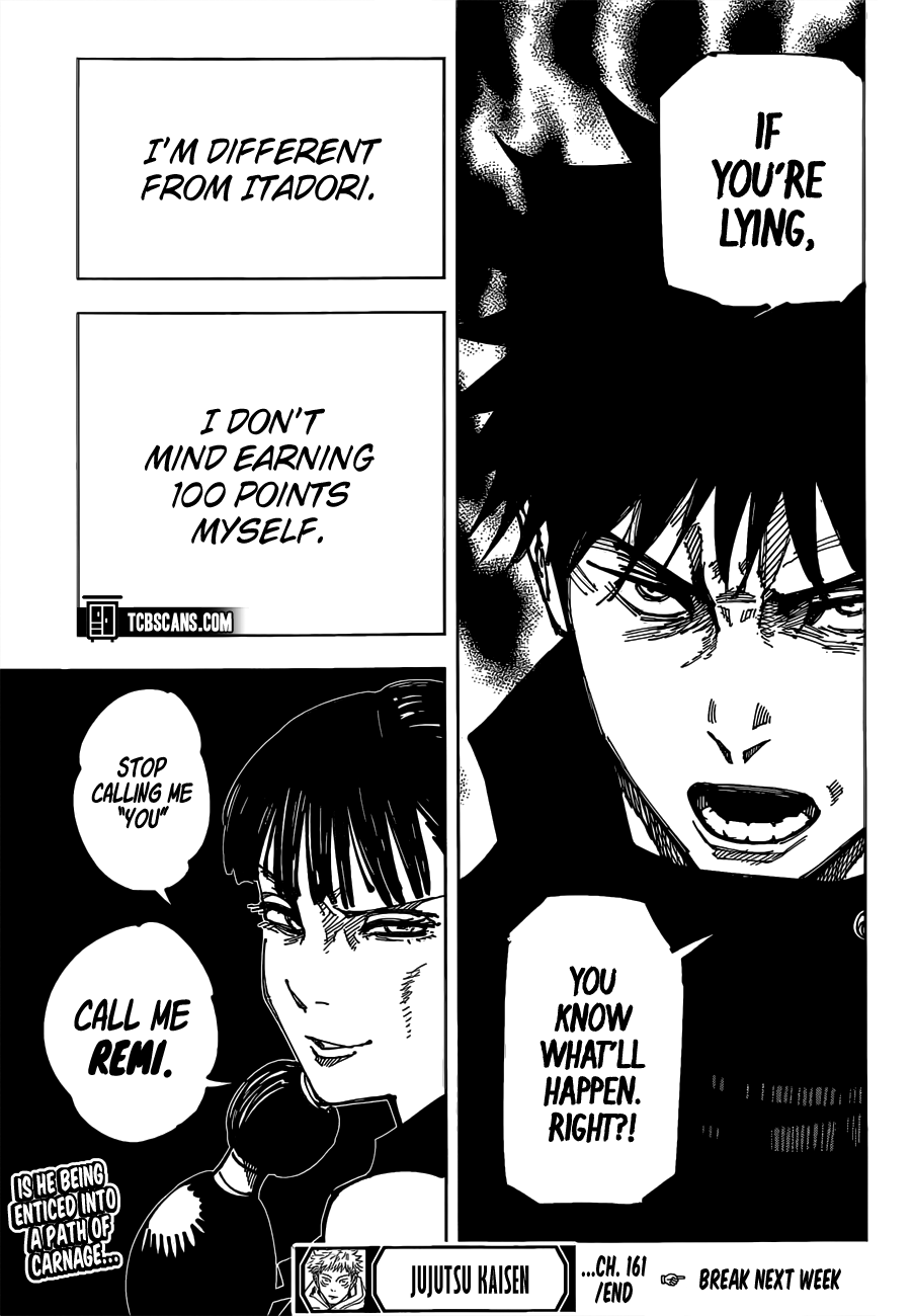 Jujutsu Kaisen chapter 161 - page 19
