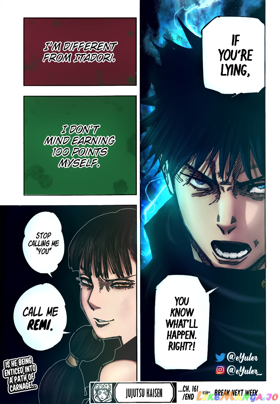 Jujutsu Kaisen chapter 161 - page 20