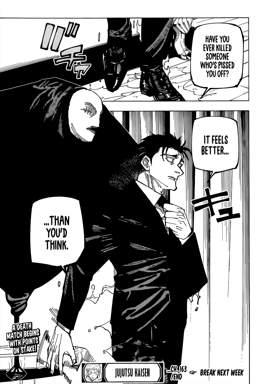 Jujutsu Kaisen chapter 163 - page 19