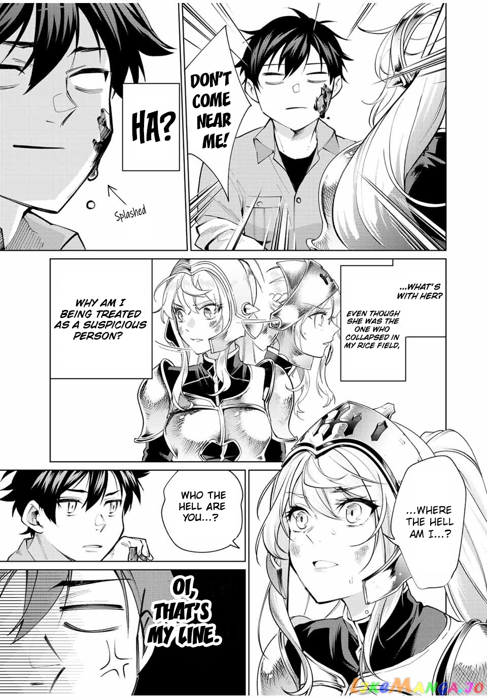 All My Neighbors are Convinced the Female Knight from My Rice Field Is My Wife chapter 1 - page 12