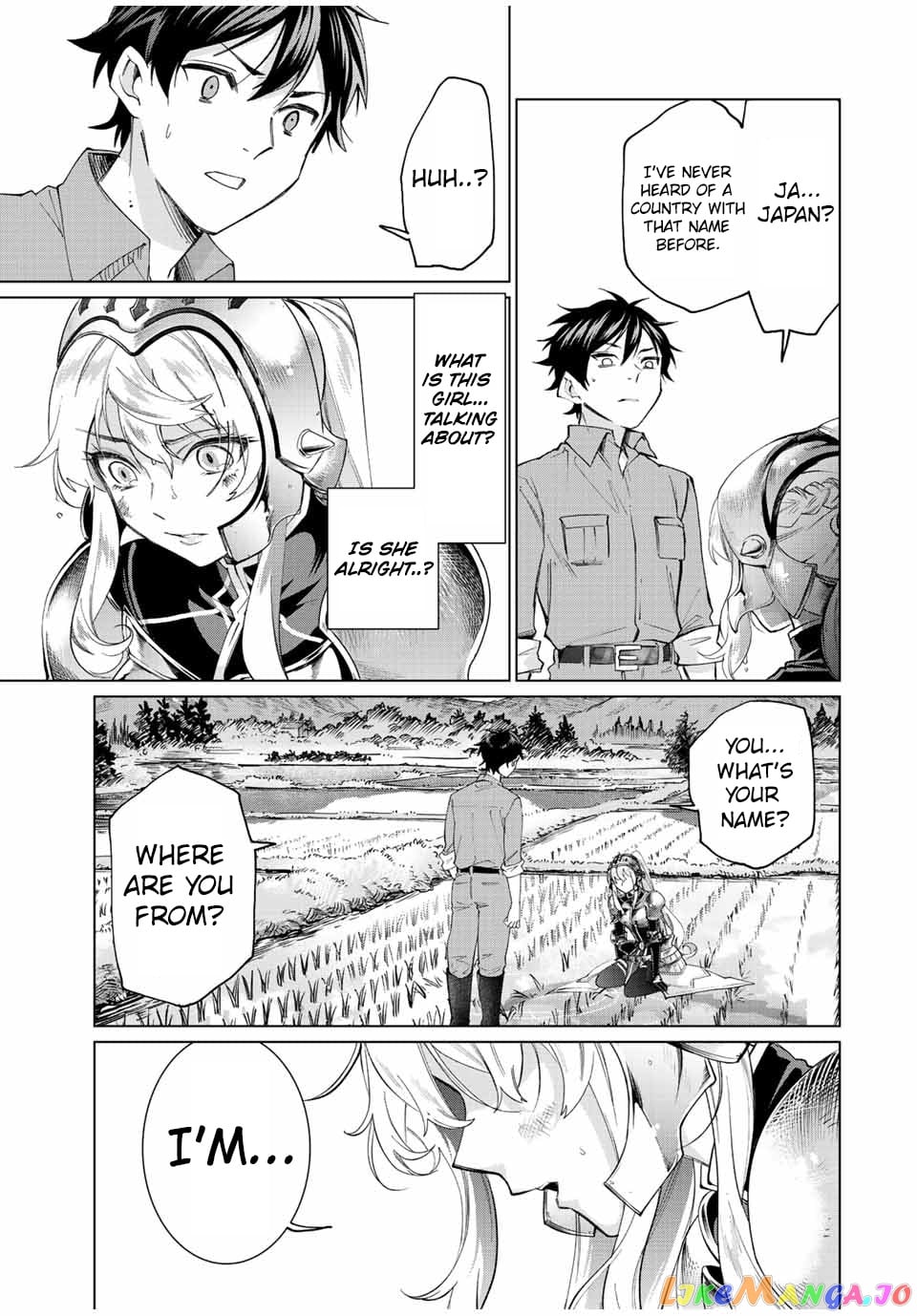 All My Neighbors are Convinced the Female Knight from My Rice Field Is My Wife chapter 1 - page 16