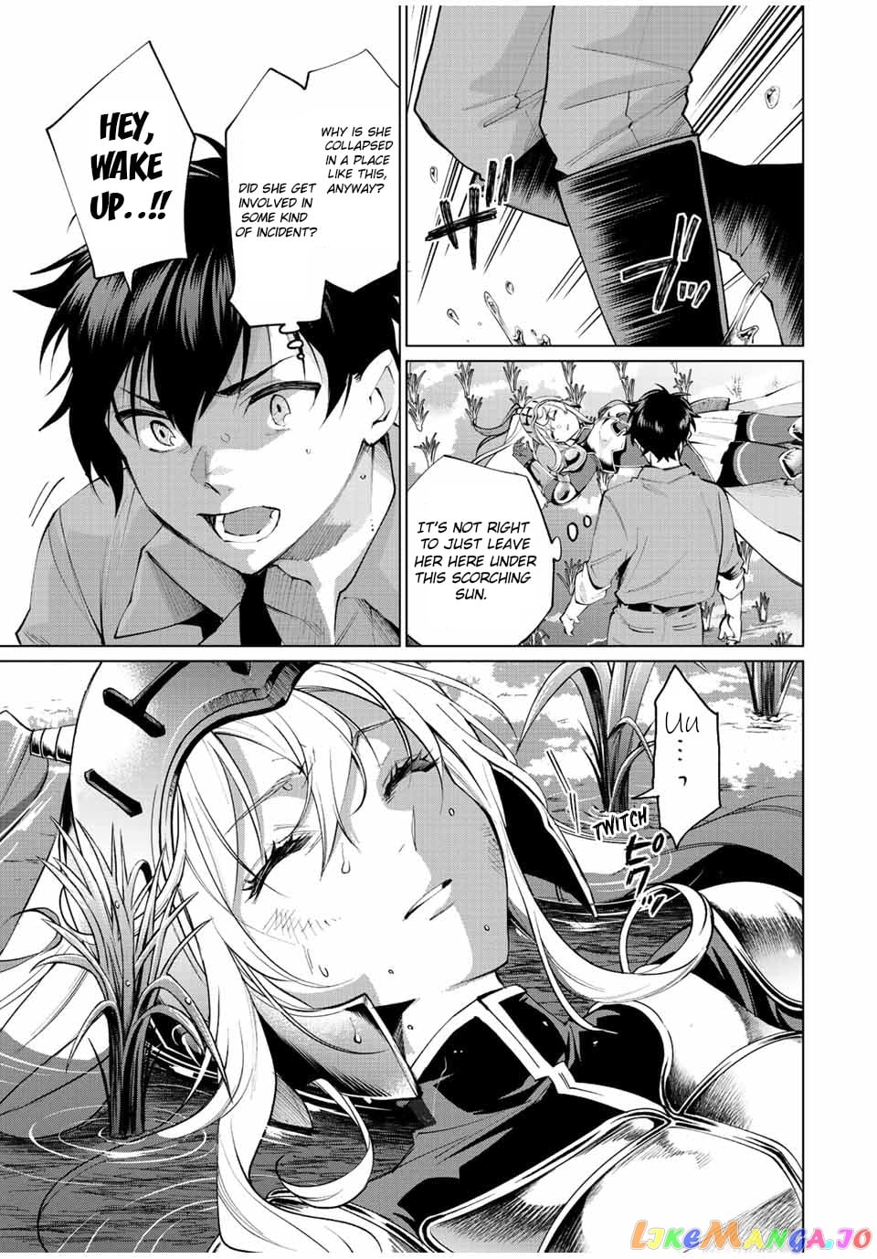 All My Neighbors are Convinced the Female Knight from My Rice Field Is My Wife chapter 1 - page 8