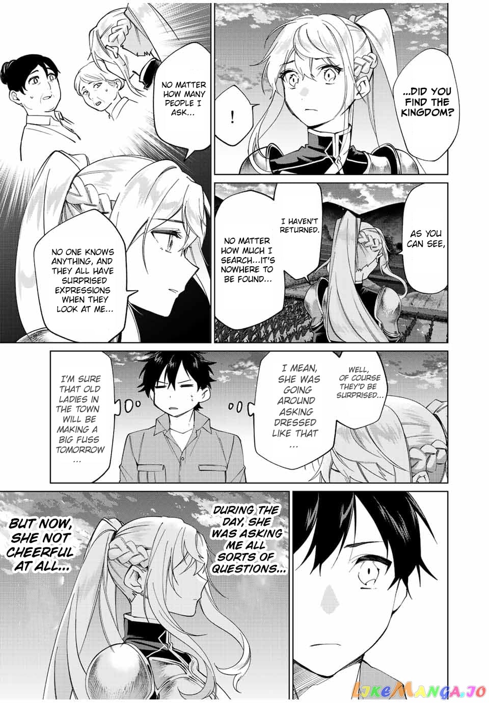 All My Neighbors are Convinced the Female Knight from My Rice Field Is My Wife chapter 5 - page 8