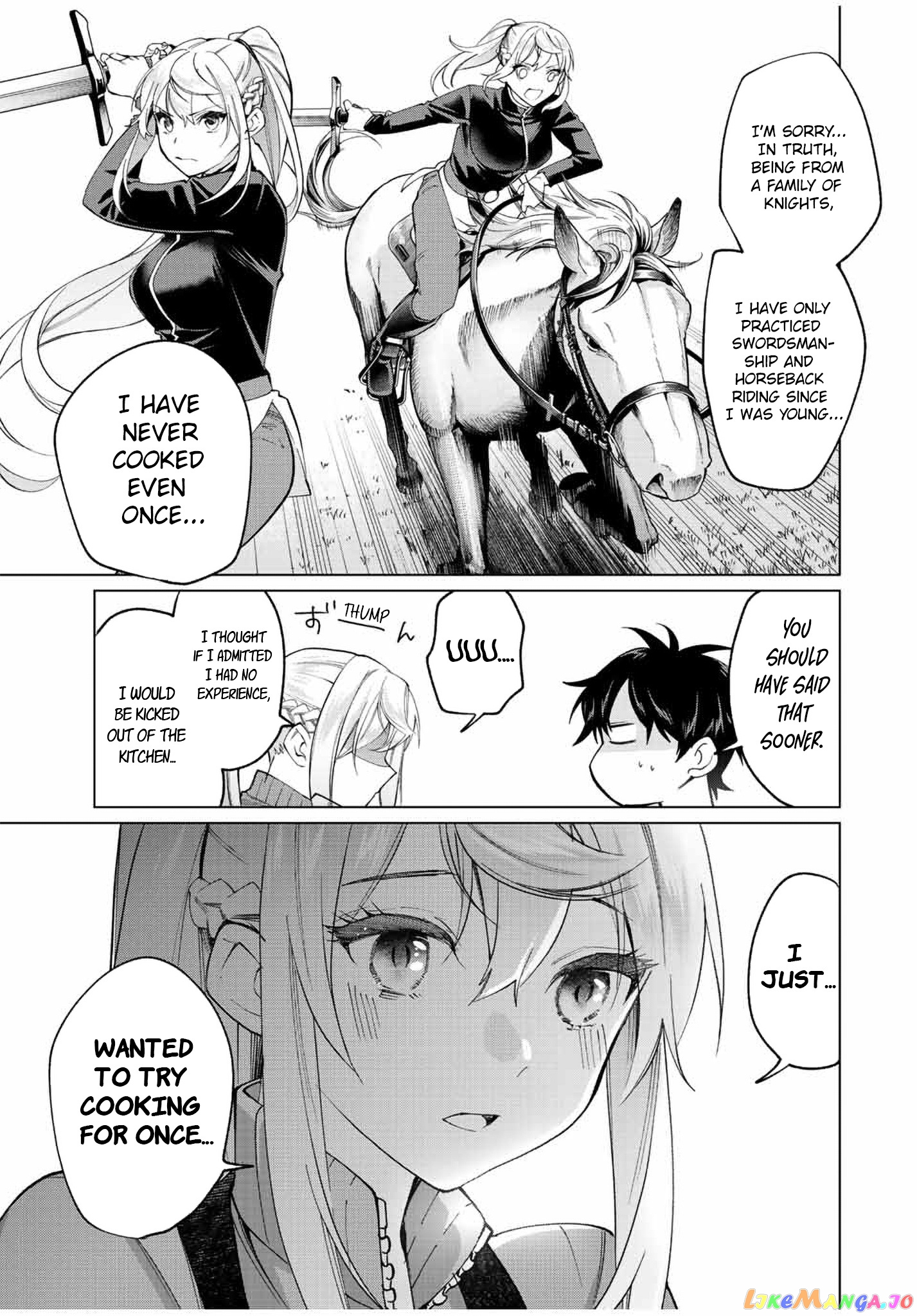 All My Neighbors are Convinced the Female Knight from My Rice Field Is My Wife chapter 9 - page 9