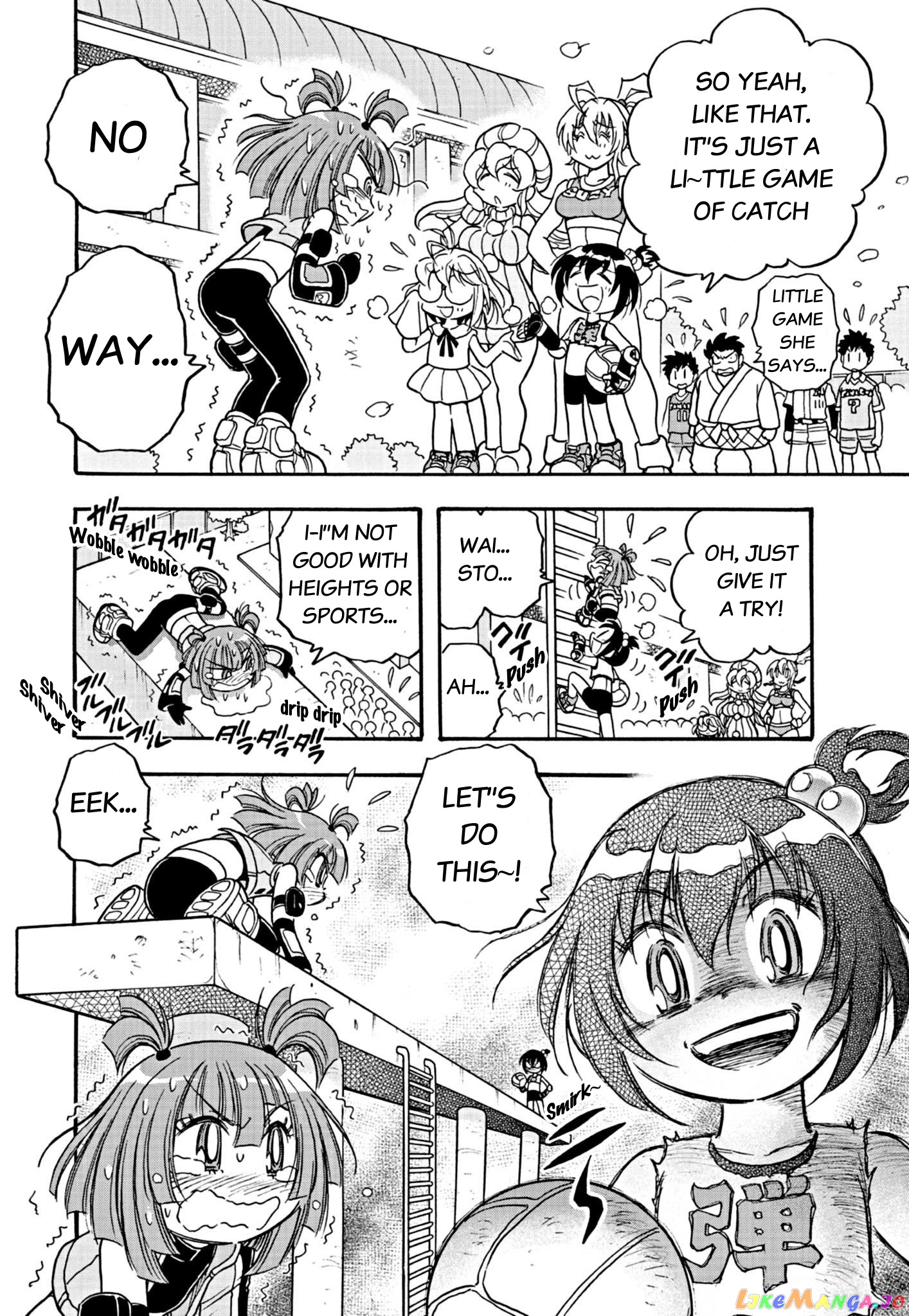 Flaming Ball Girl Dodge Danko chapter 4 - page 14