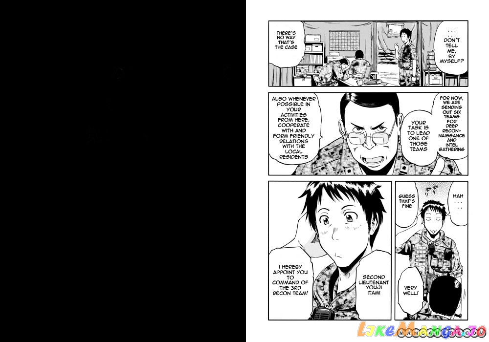 Gate - Jietai Kare no Chi nite, Kaku Tatakeri chapter 1 - page 13