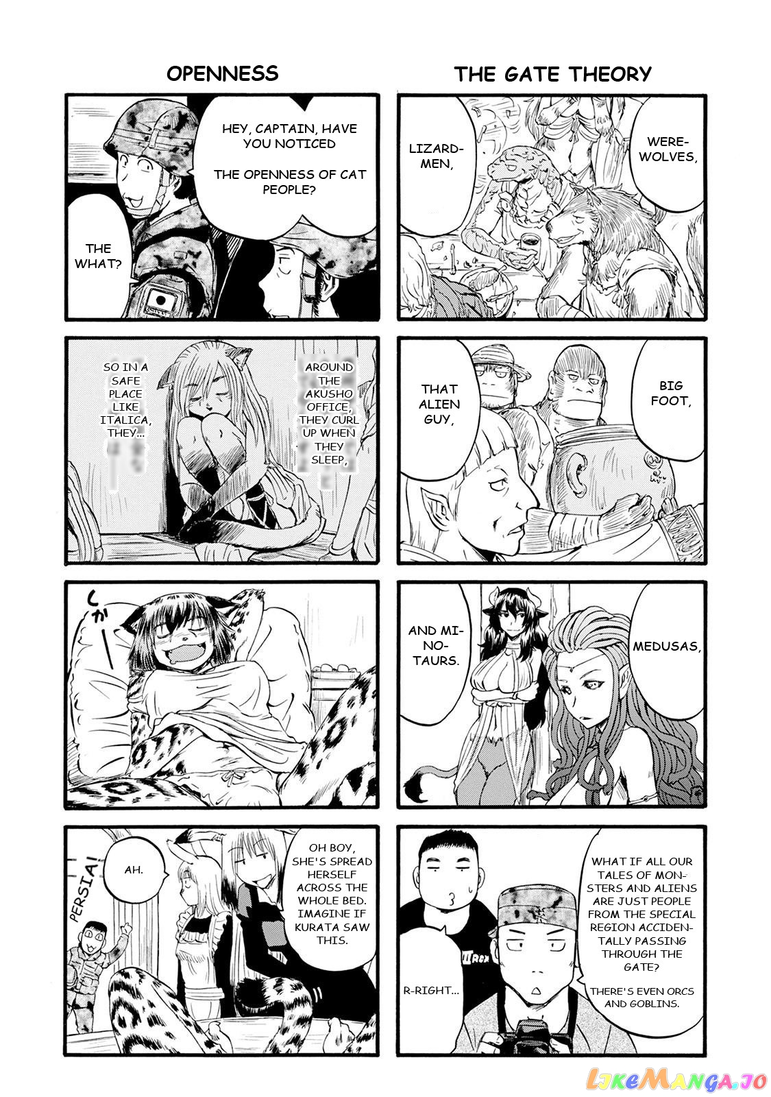 Gate - Jietai Kare no Chi nite, Kaku Tatakeri chapter 67.5 - page 4