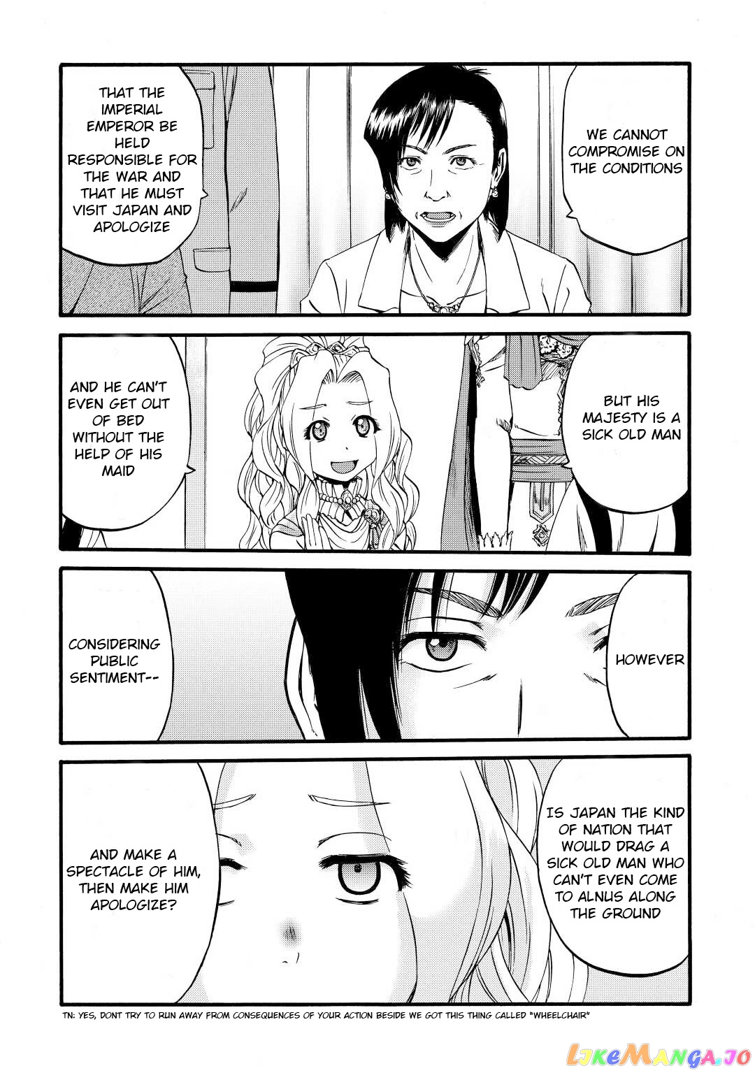 Gate - Jietai Kare no Chi nite, Kaku Tatakeri chapter 110 - page 15