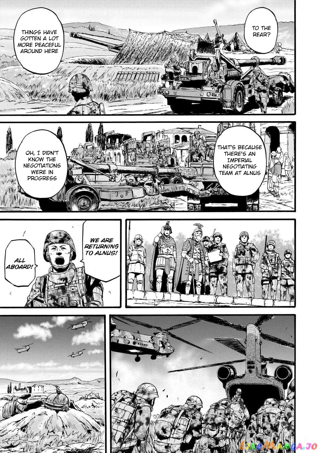 Gate - Jietai Kare no Chi nite, Kaku Tatakeri chapter 110 - page 3