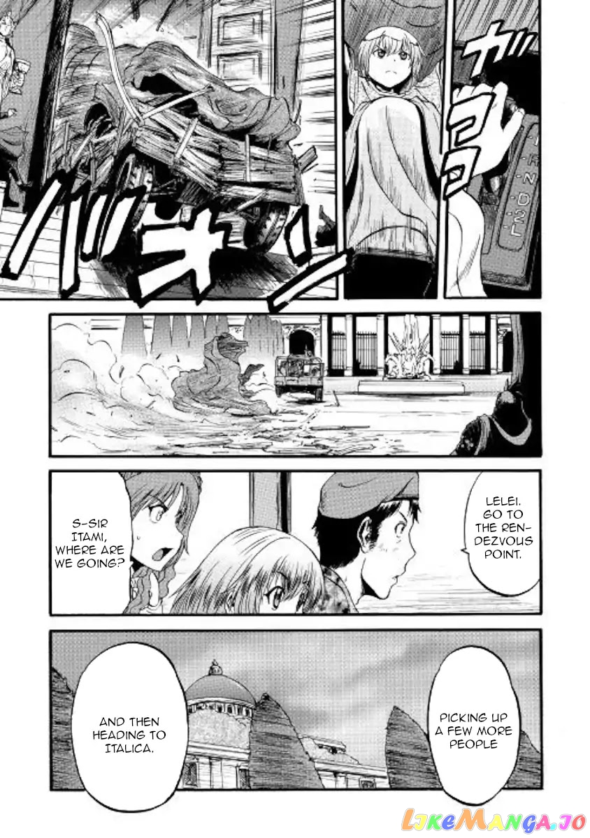 Gate - Jietai Kare no Chi nite, Kaku Tatakeri chapter 85.2 - page 15