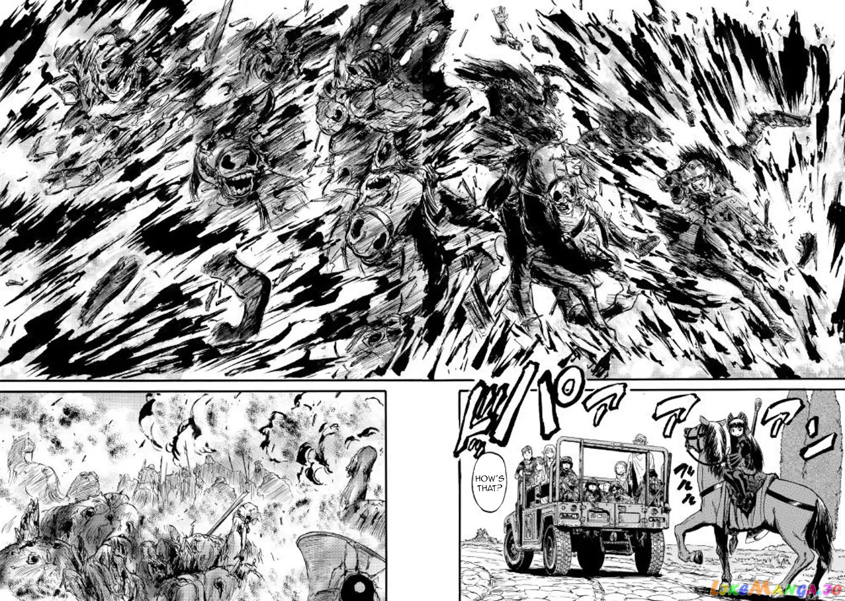Gate - Jietai Kare no Chi nite, Kaku Tatakeri chapter 85.2 - page 35