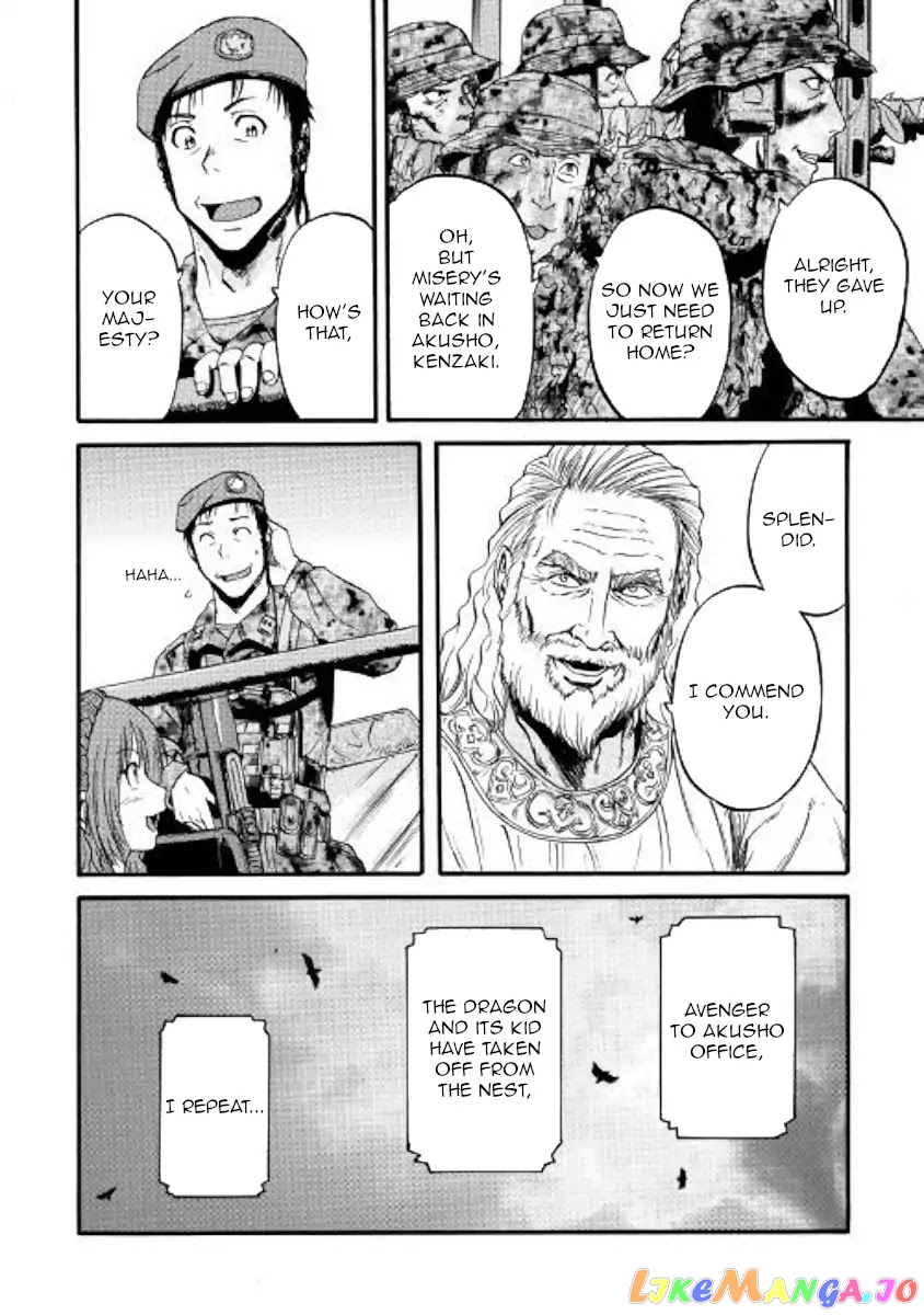 Gate - Jietai Kare no Chi nite, Kaku Tatakeri chapter 85.2 - page 36