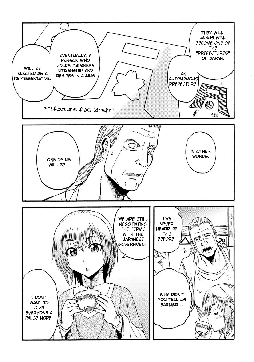 Gate - Jietai Kare no Chi nite, Kaku Tatakeri chapter 123 - page 32