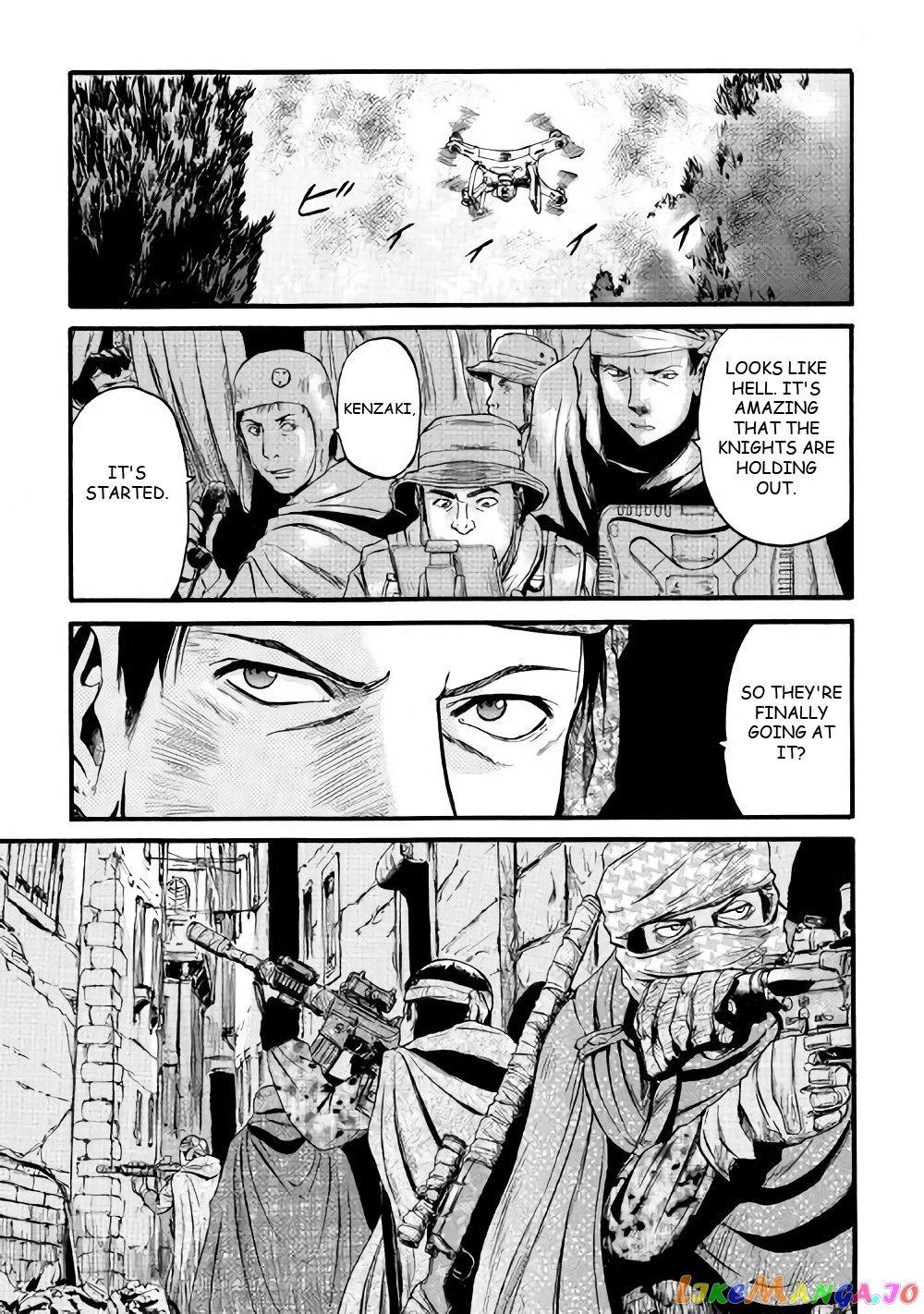 Gate - Jietai Kare no Chi nite, Kaku Tatakeri chapter 70 - page 14