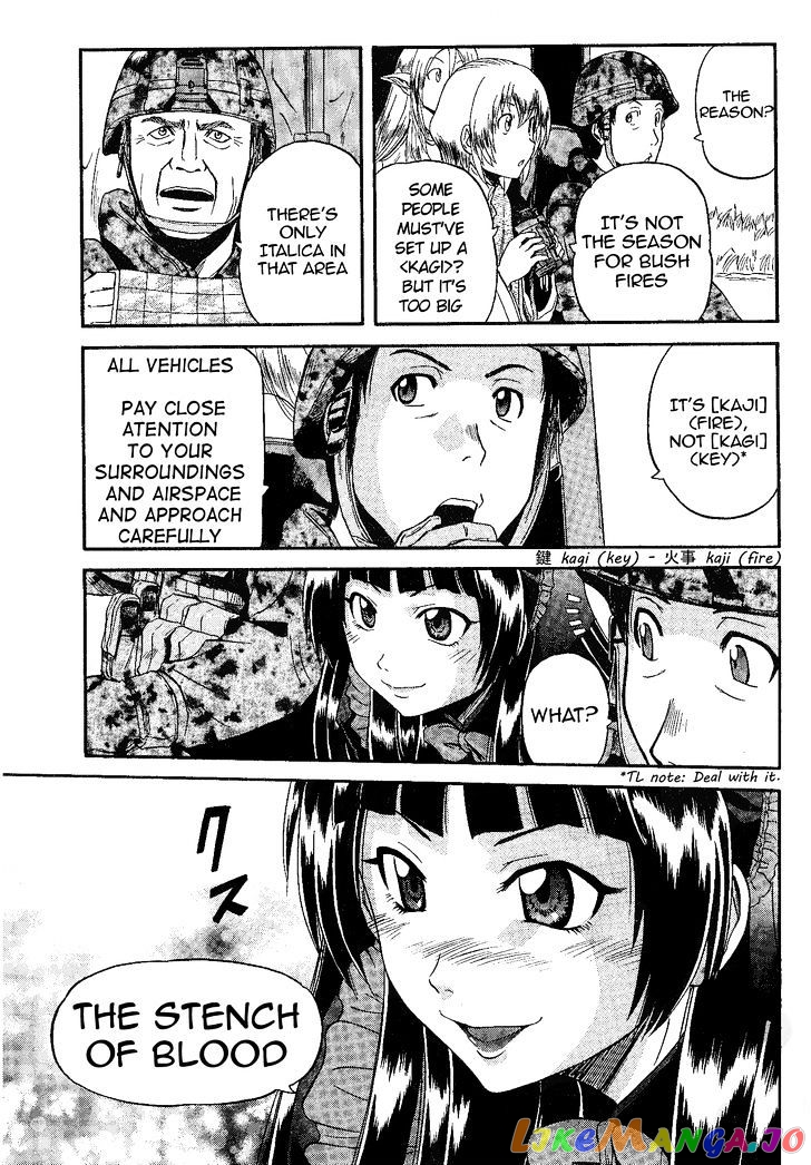 Gate - Jietai Kare no Chi nite, Kaku Tatakeri chapter 9 - page 10