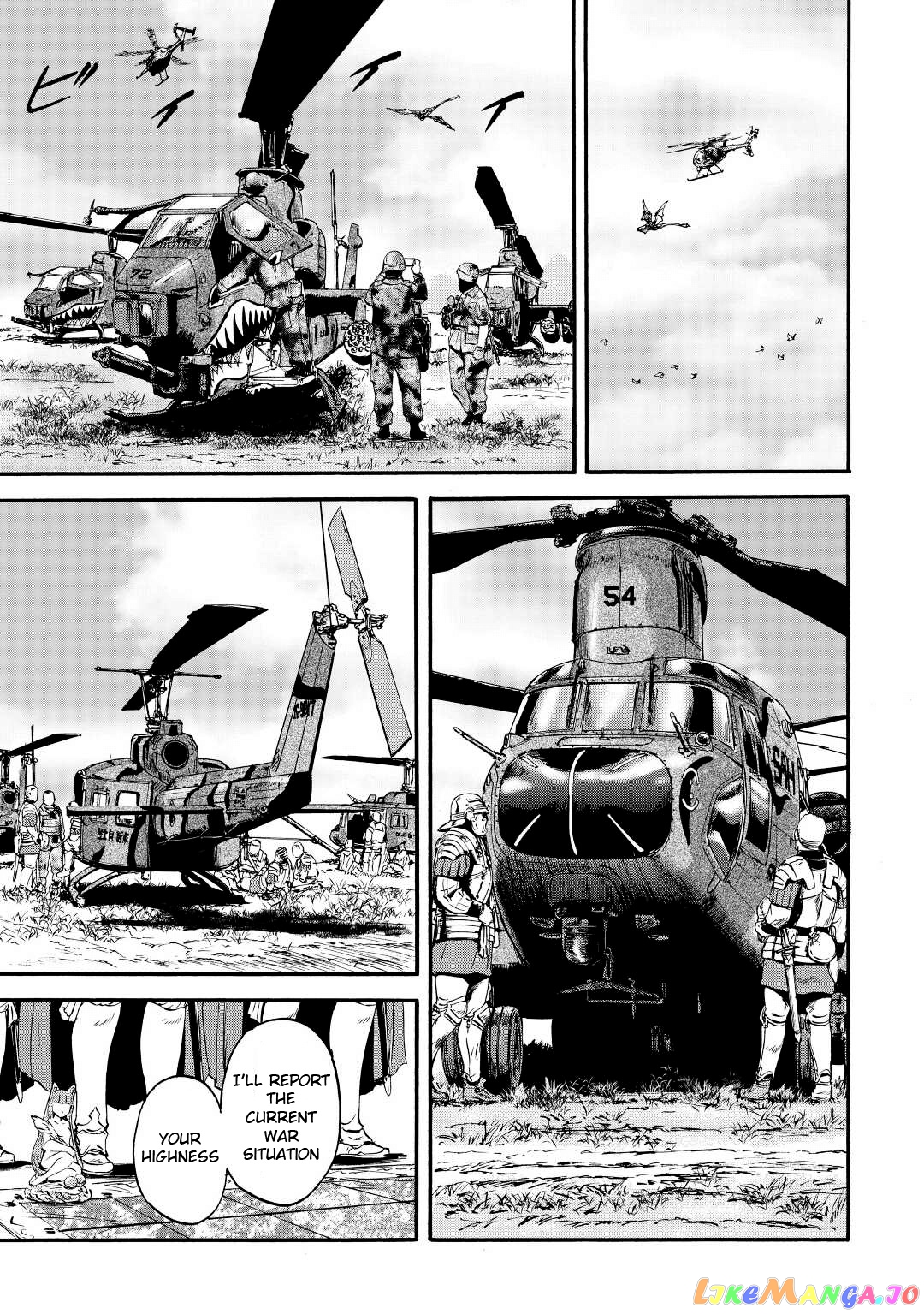 Gate - Jietai Kare no Chi nite, Kaku Tatakeri chapter 116 - page 14