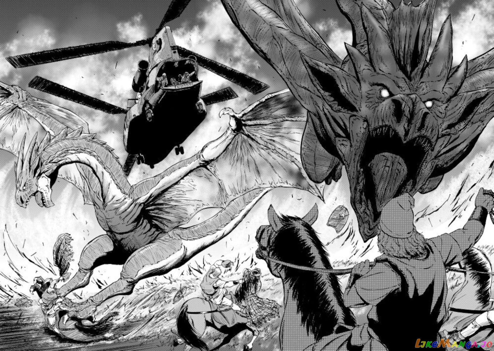 Gate - Jietai Kare no Chi nite, Kaku Tatakeri chapter 101.2 - page 11
