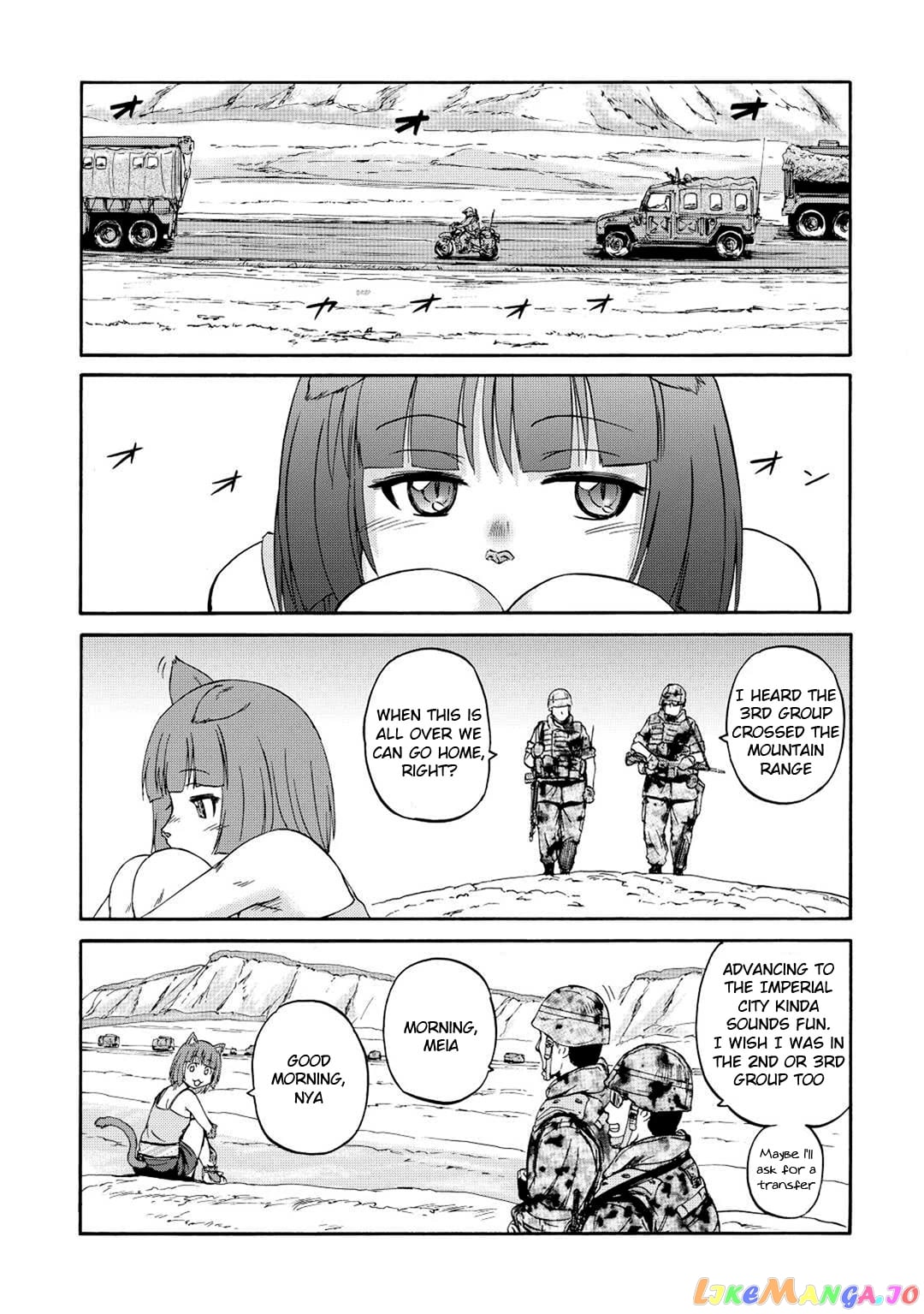 Gate - Jietai Kare no Chi nite, Kaku Tatakeri chapter 118 - page 4