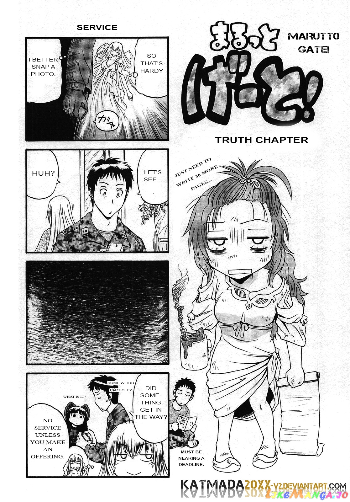 Gate - Jietai Kare no Chi nite, Kaku Tatakeri chapter 57.55 - page 1