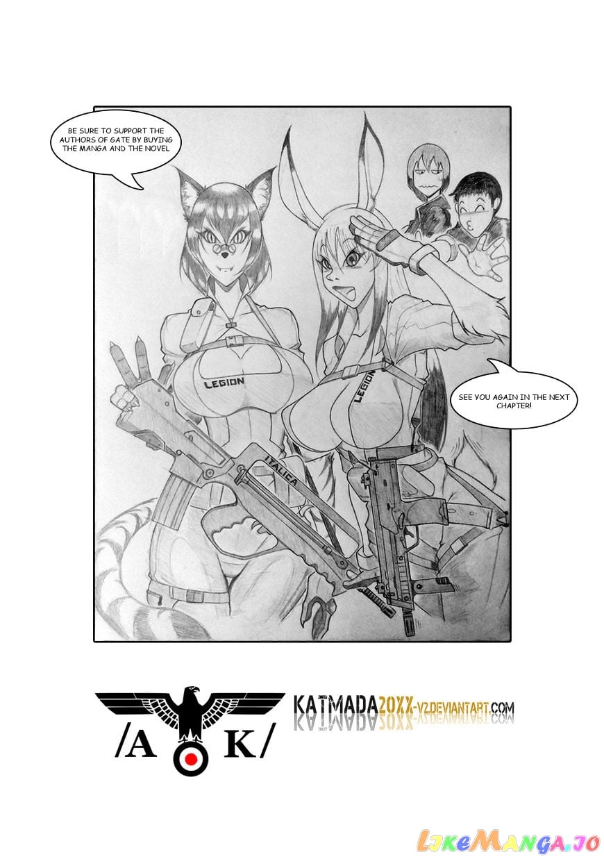 Gate - Jietai Kare no Chi nite, Kaku Tatakeri chapter 67 - page 41