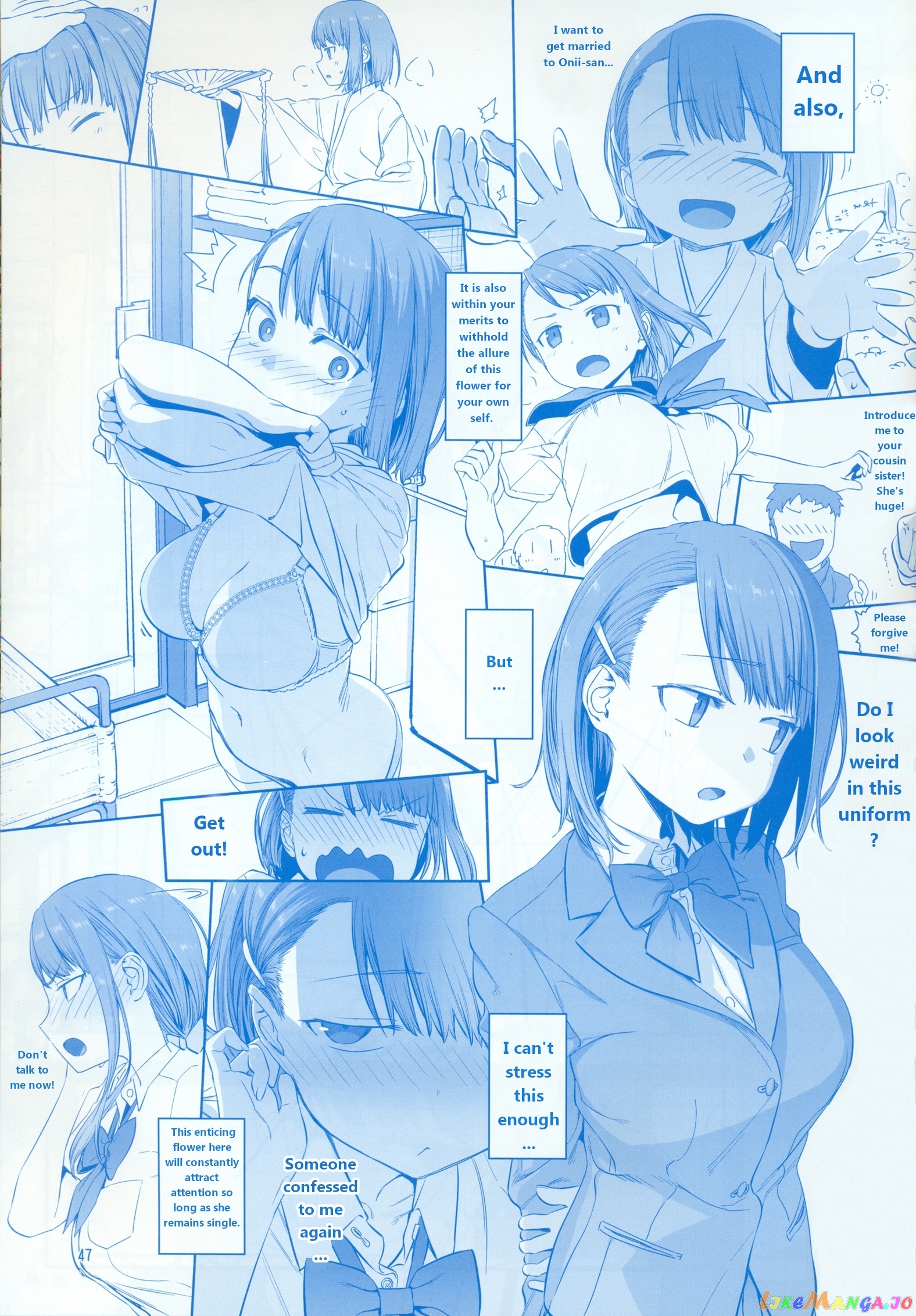 Getsuyoubi No Tawawa chapter 7 - page 47