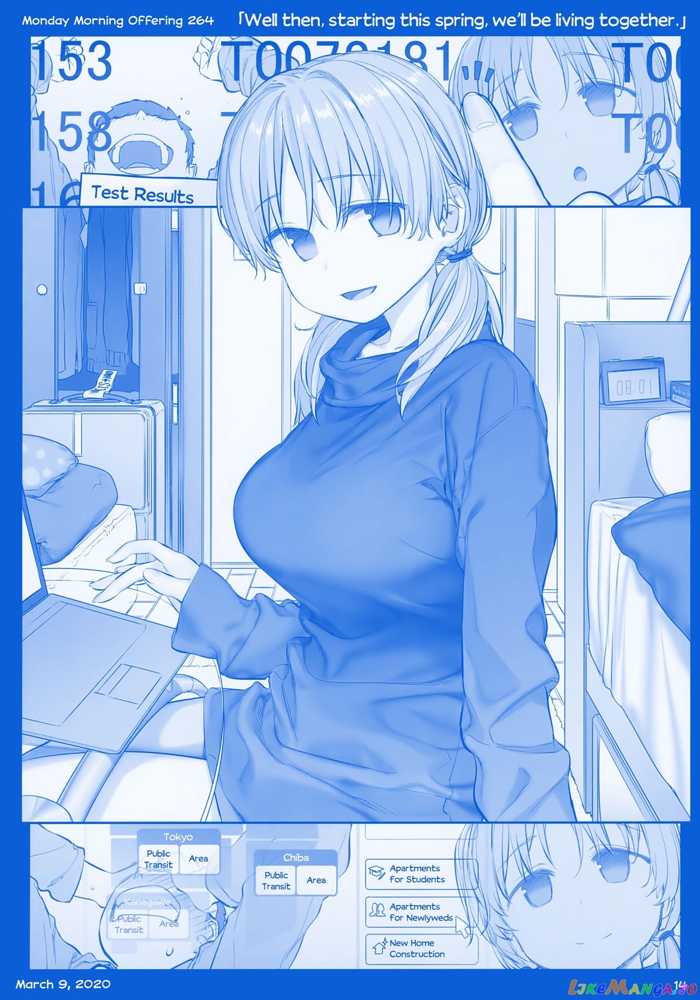 Getsuyoubi No Tawawa chapter 10 - page 14