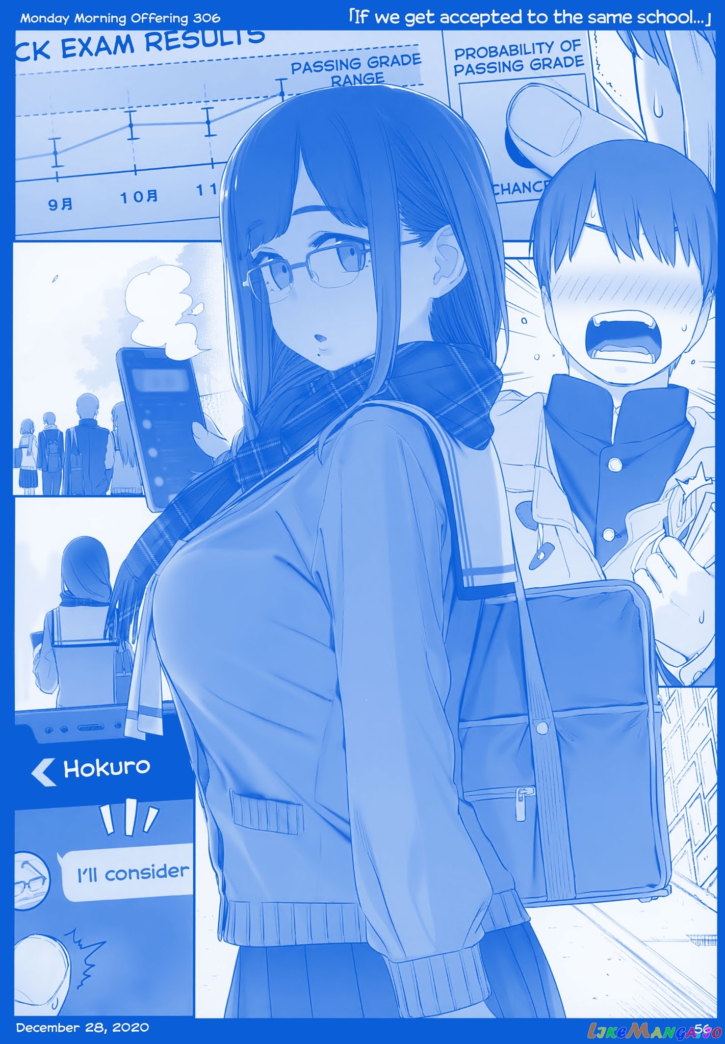 Getsuyoubi No Tawawa chapter 10 - page 56