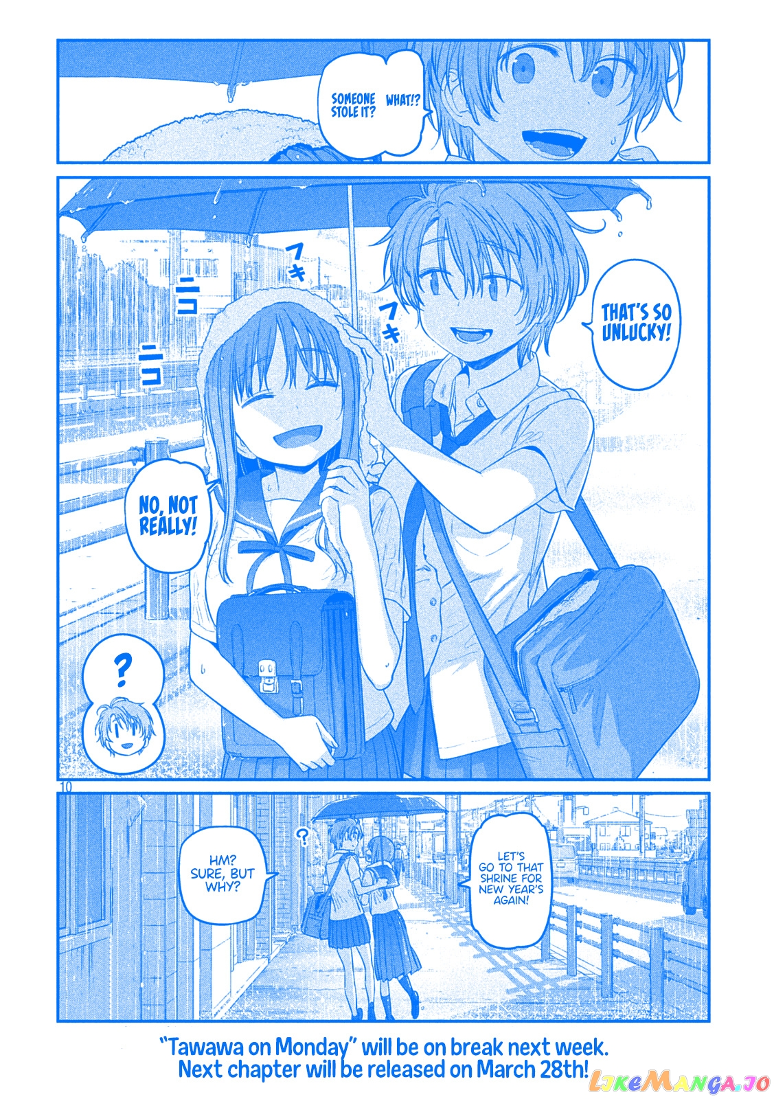 Getsuyoubi No Tawawa chapter 42 - page 10