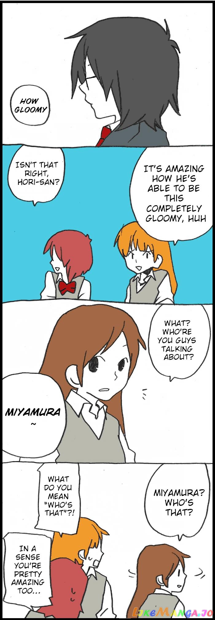 Hori-San To Miyamura-Kun Omake chapter 1.1 - page 2