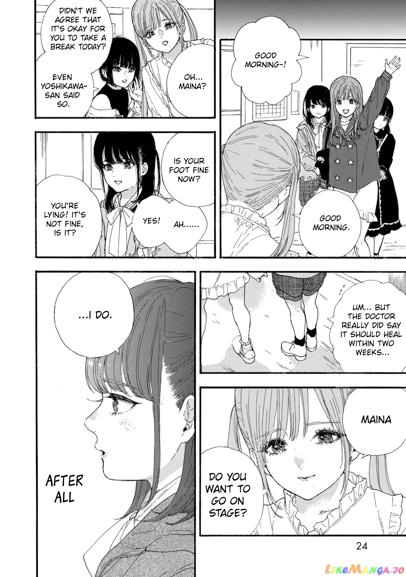 Oshi Ga Budoukan Ittekuretara Shinu chapter 37 - page 24