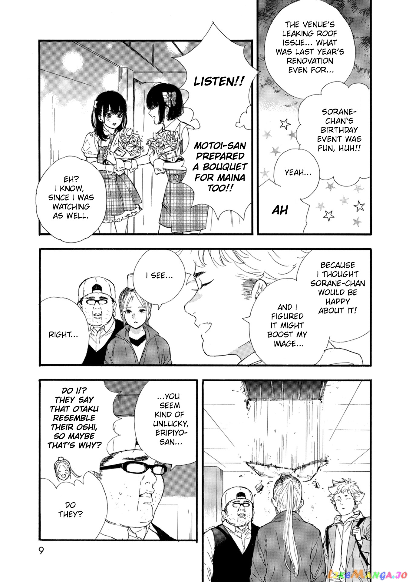 Oshi Ga Budoukan Ittekuretara Shinu chapter 37 - page 9