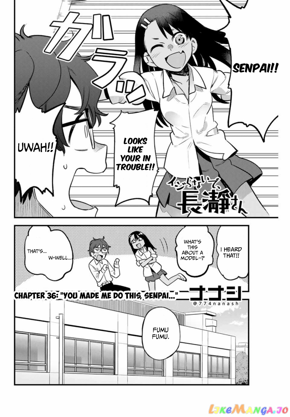 Please Don’t Bully Me, Nagatoro chapter 36 - page 2