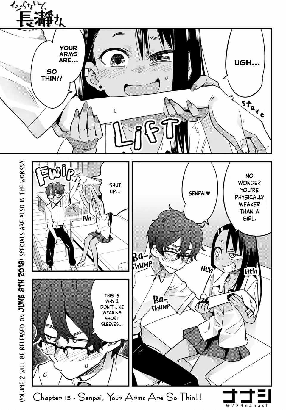 Please Don’t Bully Me, Nagatoro chapter 15 - page 1