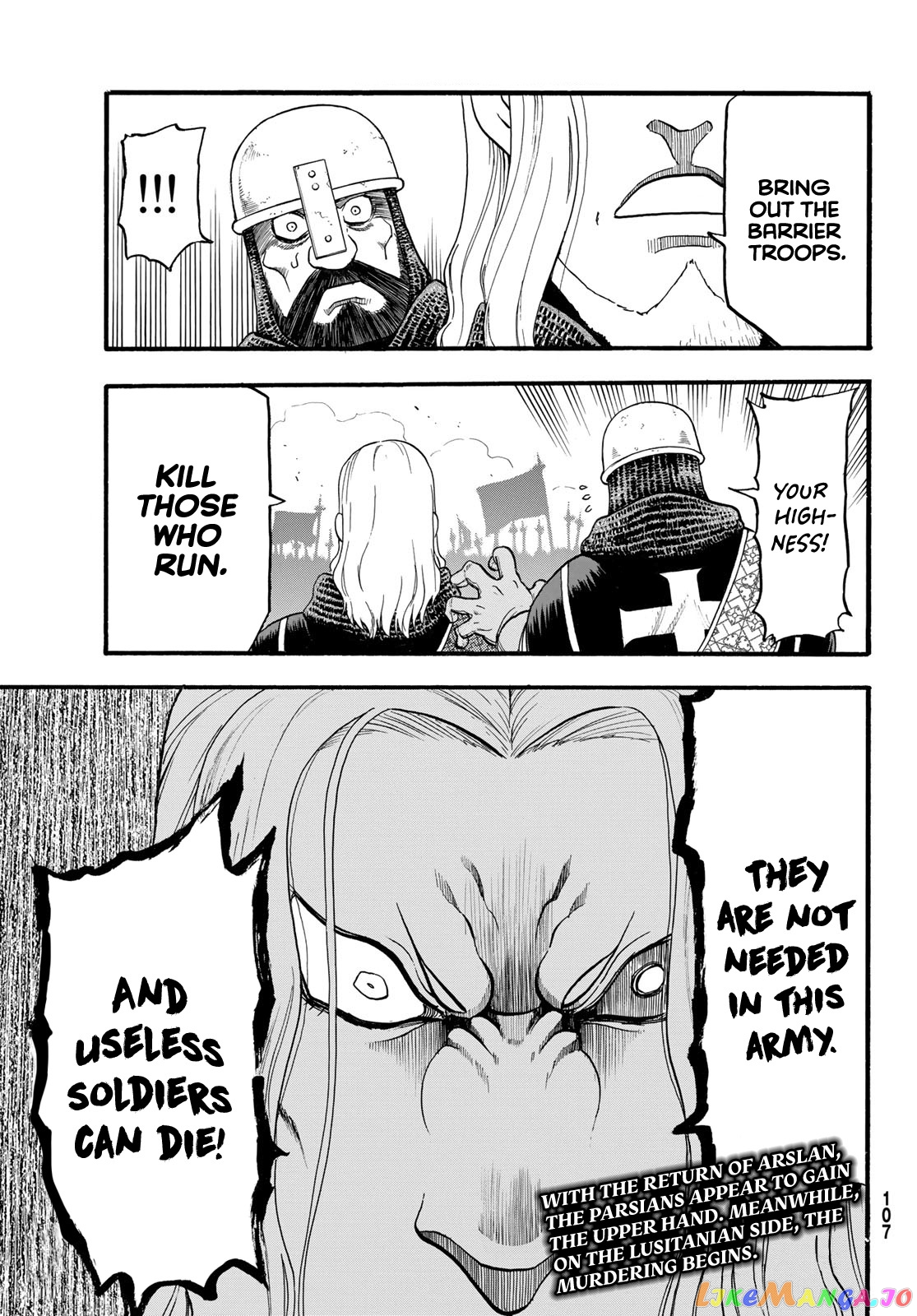 Arslan Senki (ARAKAWA Hiromu) chapter 111 - page 36