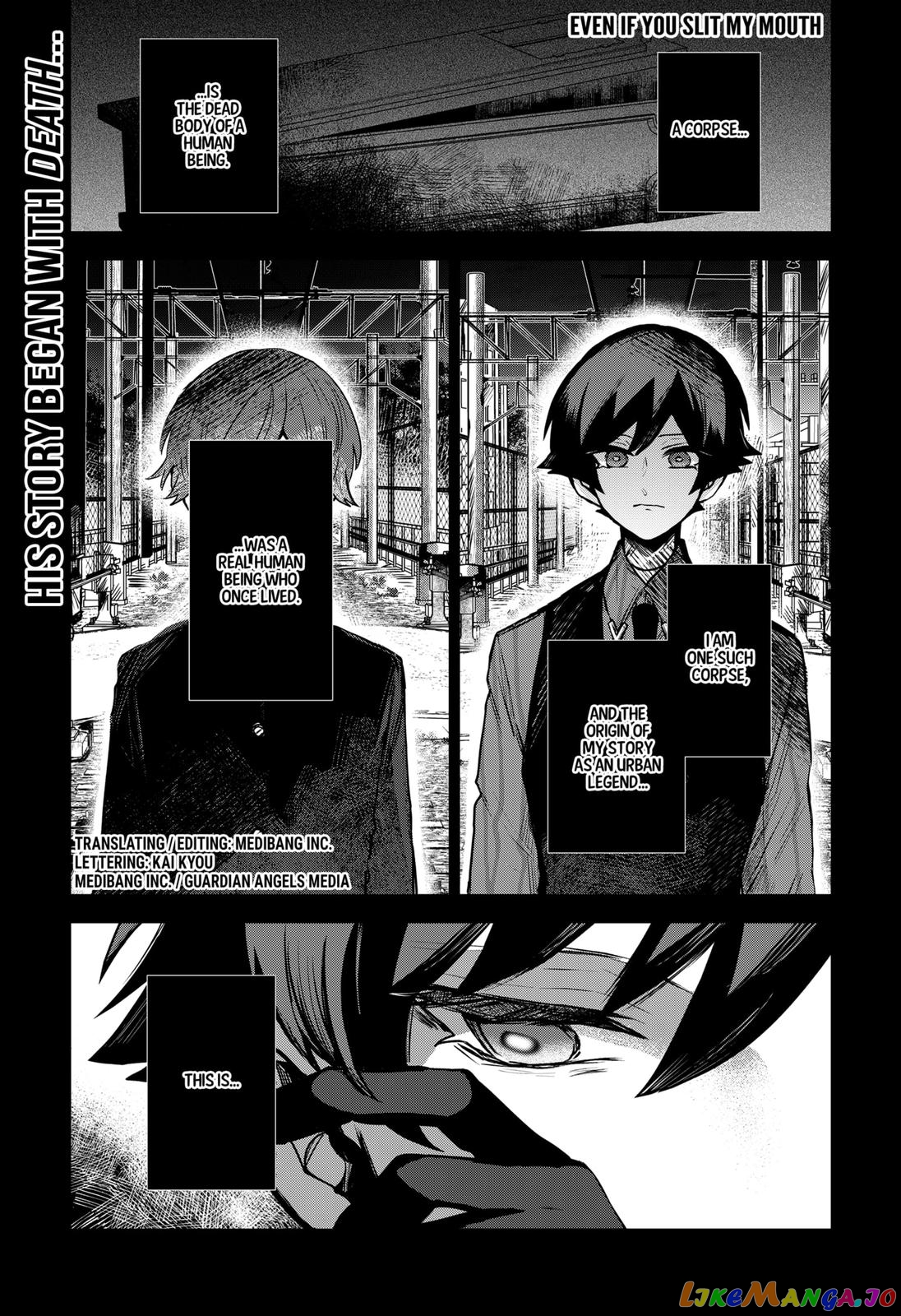 Even If You Slit My Mouth chapter 37 - page 1